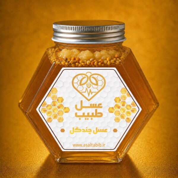 معجون عسل و ژل رویال و گرده گل